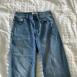 Abercrombie and Fitch 90s Baggy low rise jeans. Size 24. 00.